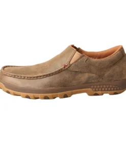 Twisted X Boots 'Twisted X' Men's Cellstretch Slip On Driving Moc - Bomber