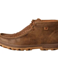 Twisted X Boots 'Twisted X' Men's CellStretch® Chukka Driving Moc - Bomber / Chocolate