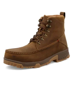 Twisted X Boots Shoes & Boots 'Twisted X' Men's 6" Cellstretch EH Comp Toe - Distressed Saddle