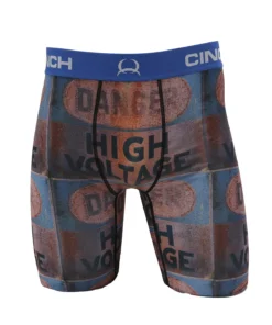 'Cinch' Men's 9" High Voltage Boxer Brief - Multi