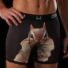 'Cinch' Men's 6" Squirrel Boxer Brief - Brown