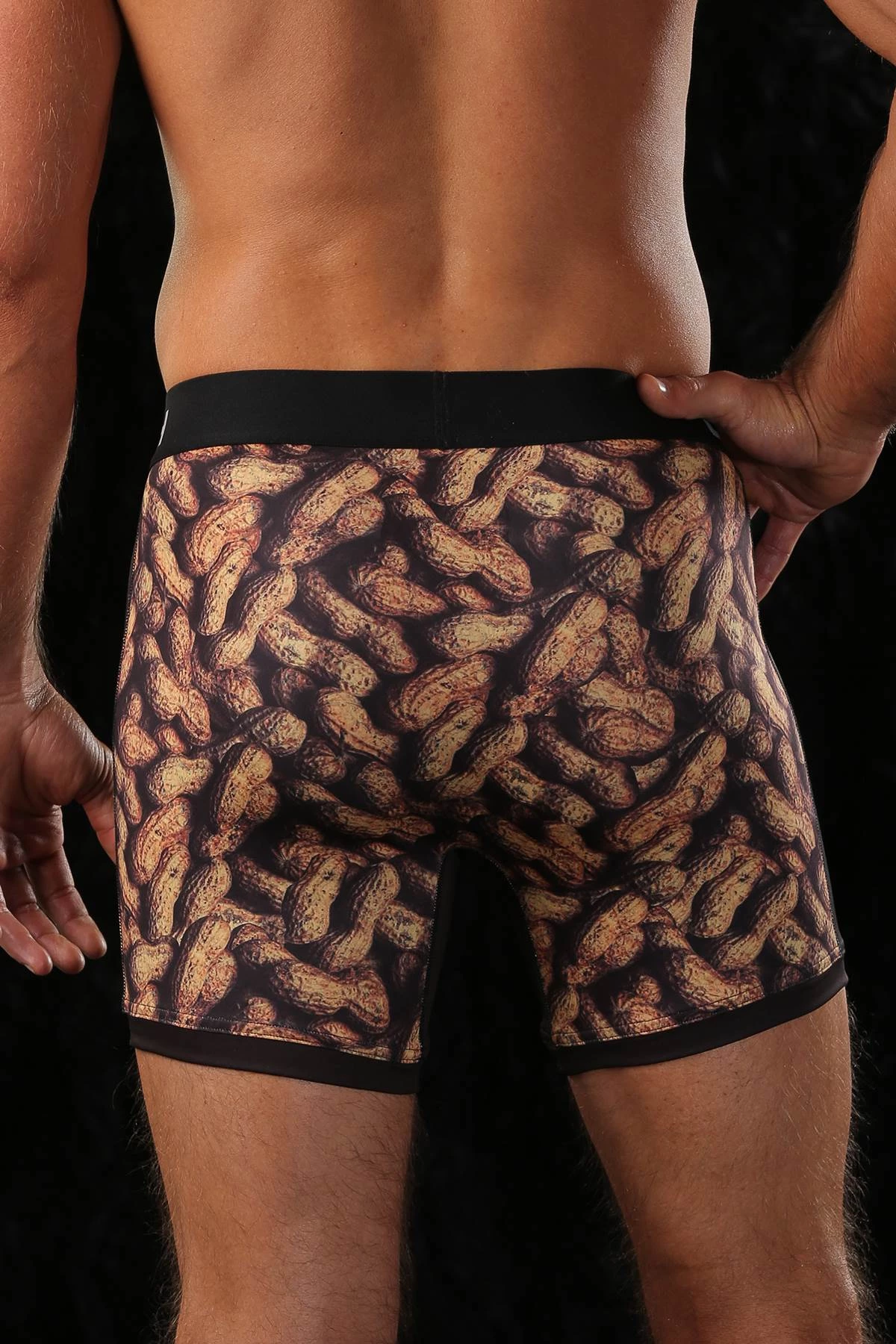 'Cinch' Men's 6" Squirrel Boxer Brief - Brown 4 'Cinch' Men's 6" Squirrel Boxer Brief - Brown