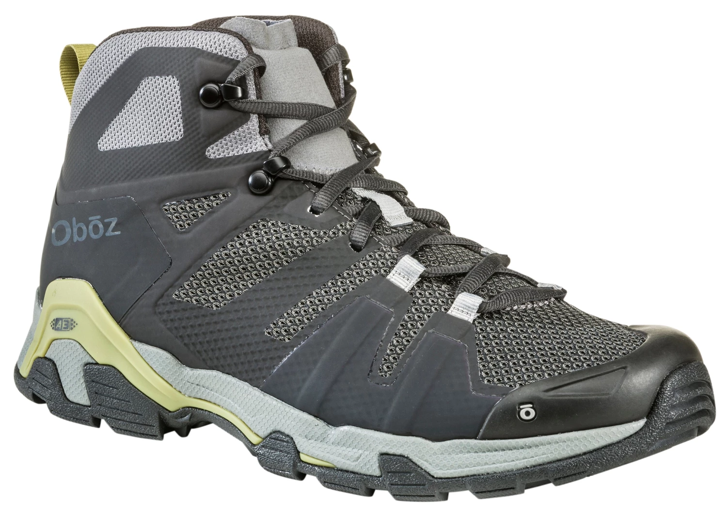 OBOZ FOOTWEAR 'Oboz' Men's Arete Mid Hiker - Charcoal / Woodbine Green 7 OBOZ FOOTWEAR 'Oboz' Men's Arete Mid Hiker - Charcoal / Woodbine Green