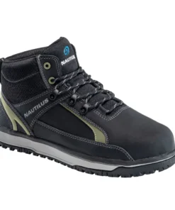 'Nautilus' Men's Urban Int. MetGuard EH SR Alloy Toe - Black / Olive