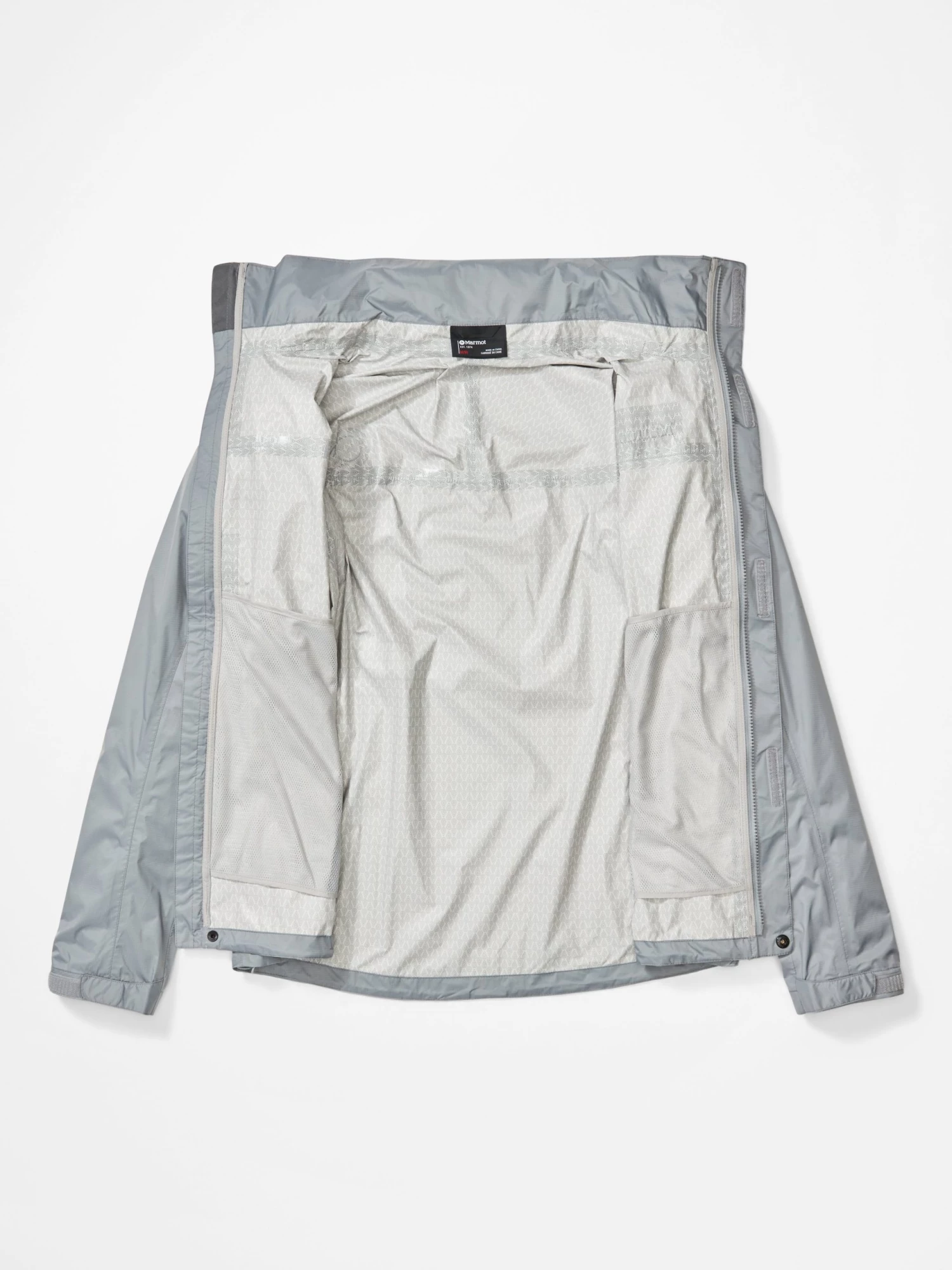 'Marmot' Men's PreCip Eco Jacket - Sleet 4 'Marmot' Men's PreCip Eco Jacket - Sleet