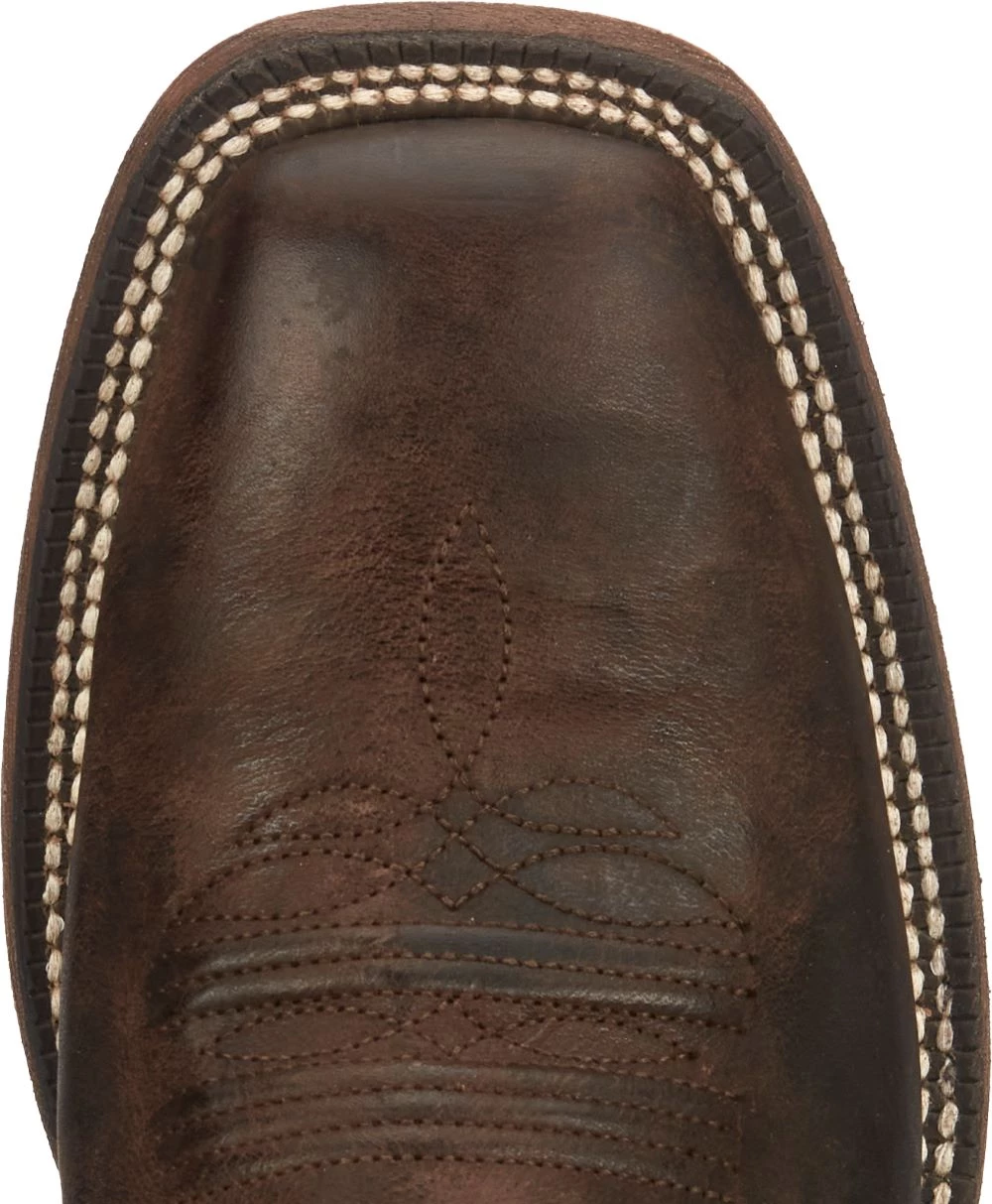 'Nocona' Men's 11" Henry Western Square Toe - Antiqued Brown Cowhide / Vintage Stone 4 'Nocona' Men's 11" Henry Western Square Toe - Antiqued Brown Cowhide / Vintage Stone