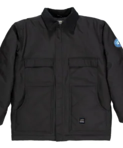 'Berne' Men's Icecap Arctic Insulated WP Chore Coat - Black