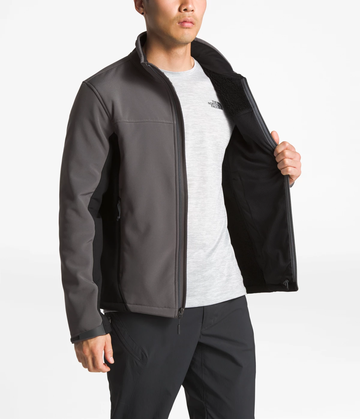 The North Face 'North Face' Men's Apex Chrome Thermal Jacket - Asphalt Grey 5 The North Face 'North Face' Men's Apex Chrome Thermal Jacket - Asphalt Grey