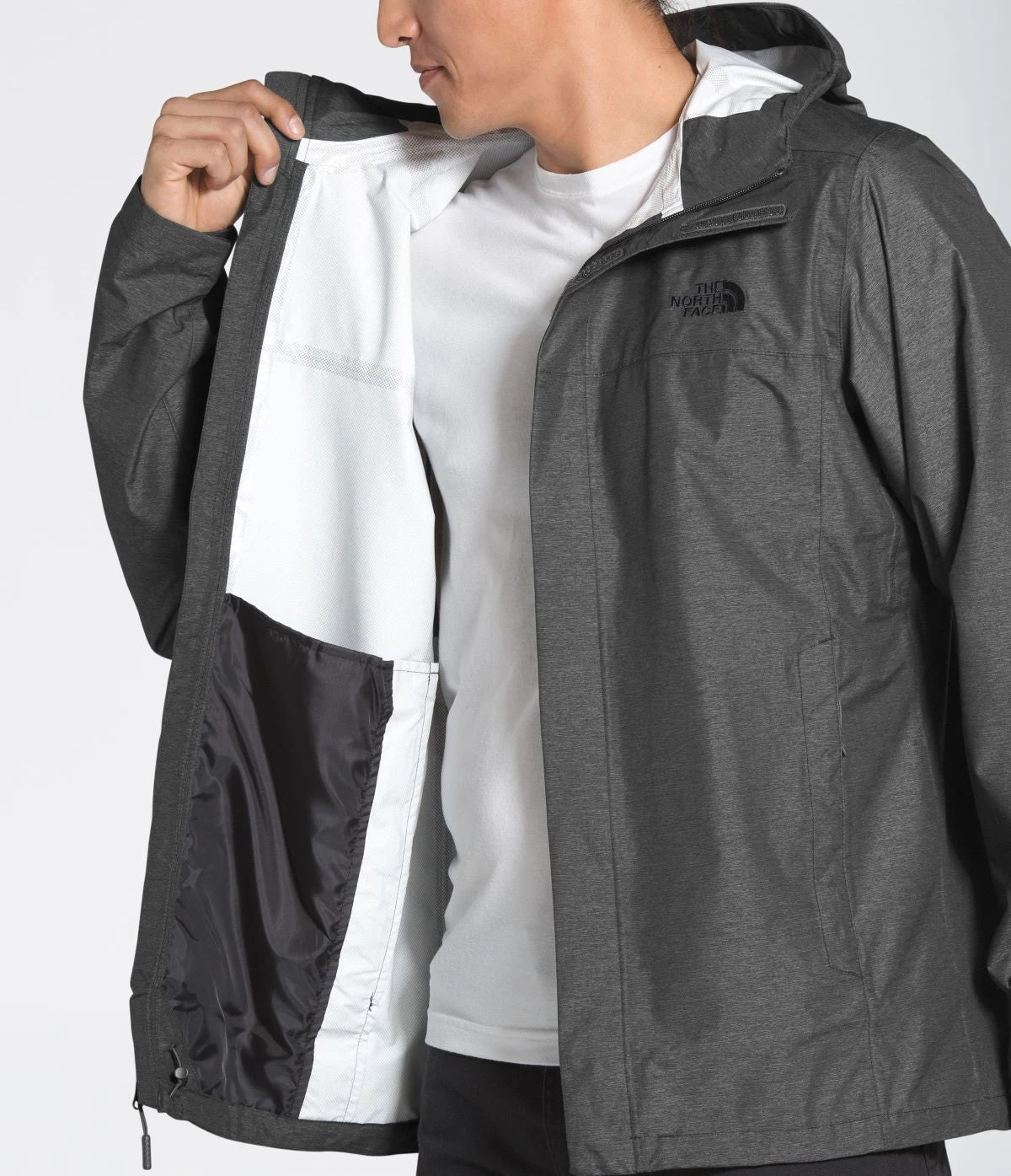 'The North Face' Men's Venture 2 WP Jacket - Dark Heather Grey (Tall) 3 'The North Face' Men's Venture 2 WP Jacket - Dark Heather Grey (Tall)