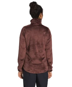 'The North Face' Women's Osito 1/4 Zip Pullover - Marron Purple