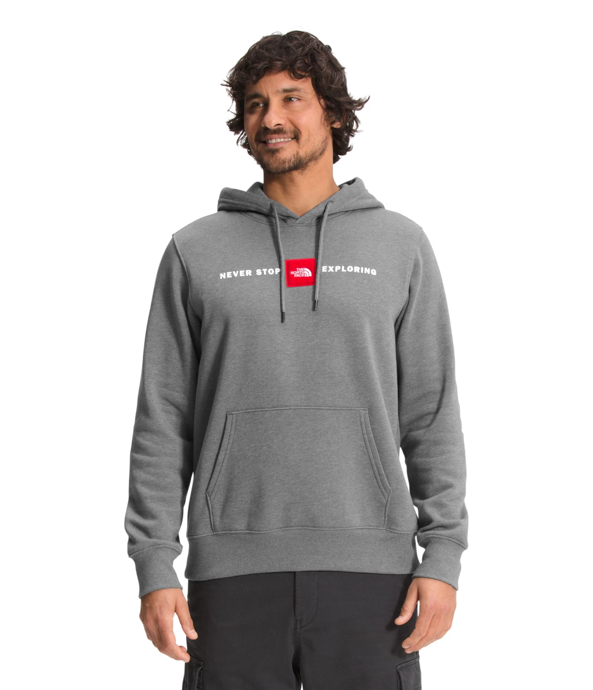 'The North Face' Men's Red's Pullover Hoodie - Medium Grey Heather 3 'The North Face' Men's Red's Pullover Hoodie - Medium Grey Heather