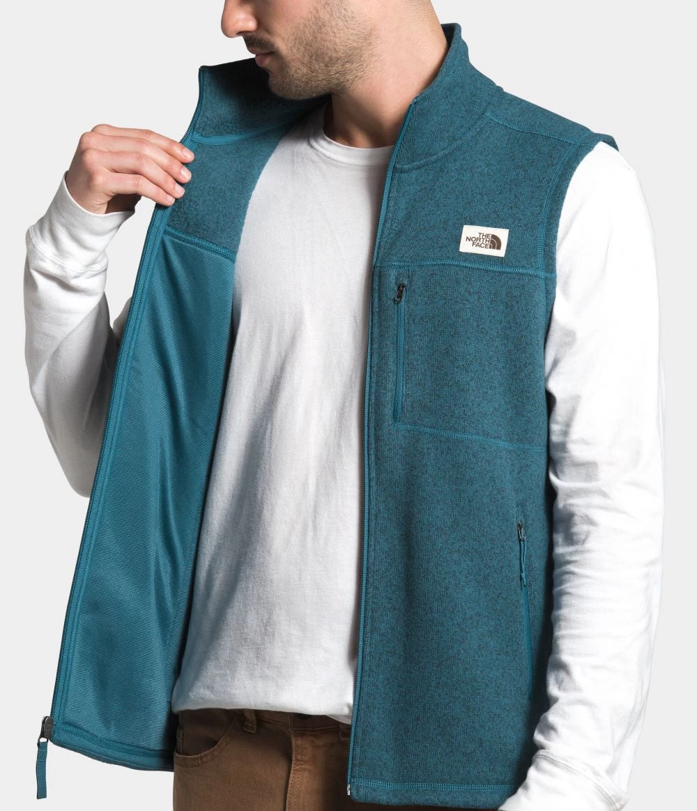 'The North Face' Men's Gordon Lyons Vest - Mallard Blue Heather 6 'The North Face' Men's Gordon Lyons Vest - Mallard Blue Heather