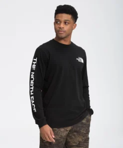 'The North Face' Men's Long Sleeve Hit T-Shirt - TNF Black