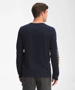 'The North Face' Men's Long Sleeve Hit T-Shirt - Aviator Navy 7 'The North Face' Men's Long Sleeve Hit T-Shirt - Aviator Navy