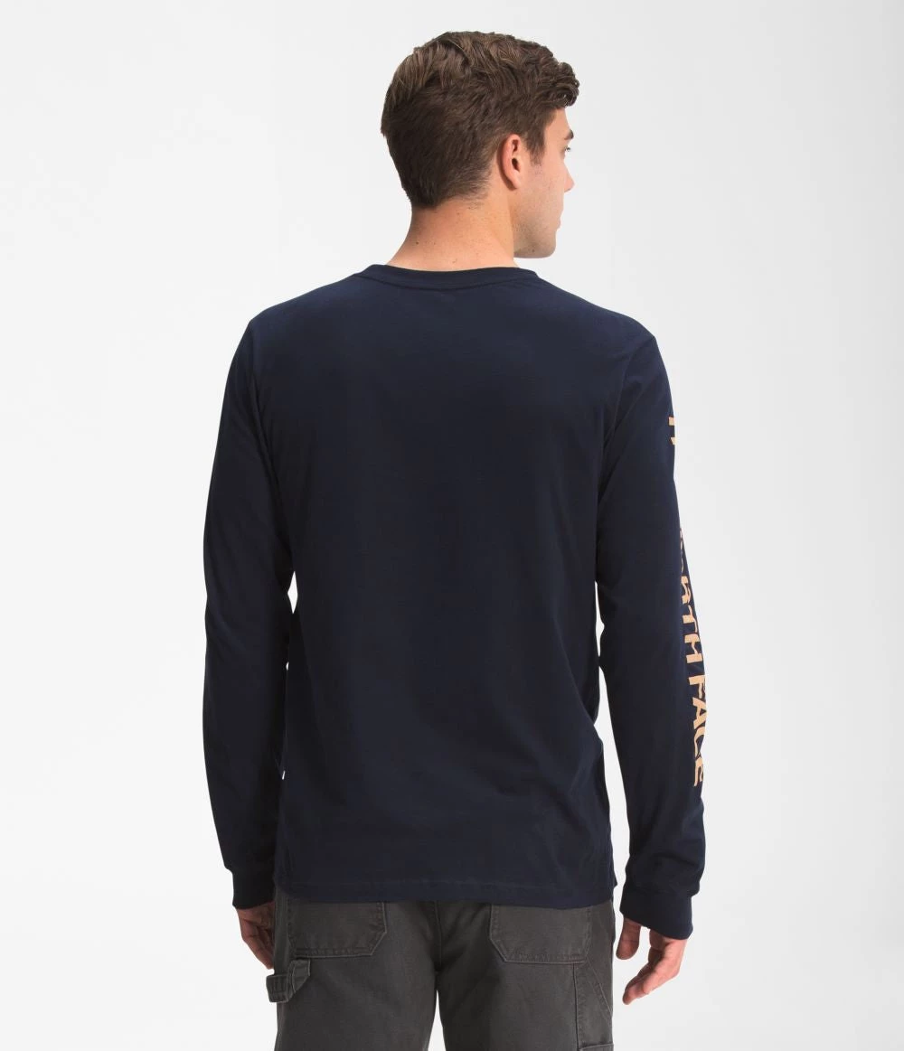 'The North Face' Men's Long Sleeve Hit T-Shirt - Aviator Navy 5 'The North Face' Men's Long Sleeve Hit T-Shirt - Aviator Navy