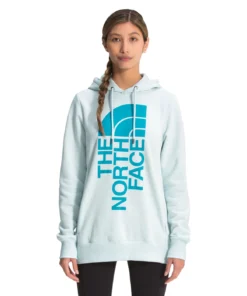 'The North Face' Women's Trivert Pullover Hoodie - Ice Blue