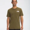 'The North Face' Men's Box NSE T-Shirt - Military Olive 1 'The North Face' Men's Box NSE T-Shirt - Military Olive