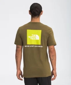 'The North Face' Men's Box NSE T-Shirt - Military Olive