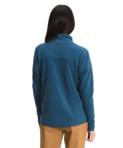 'The North Face' Women's TKA Glacier Full Zip - Monterey Blue