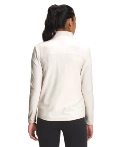 'The North Face' Women's TKA Glacier Full Zip - Gardenia White