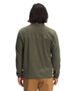 'The North Face' Men's TKA Glacier 1/4 Zip - Taupe Green