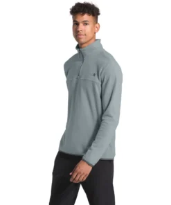 'The North Face' Men's TKA Glacier 1/4 Zip - Mid Grey
