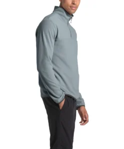 'The North Face' Men's TKA Glacier 1/4 Zip - Mid Grey