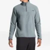 'The North Face' Men's TKA Glacier 1/4 Zip - Mid Grey 2 'The North Face' Men's TKA Glacier 1/4 Zip - Mid Grey