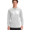 'The North Face' Men's Half Dome T-Shirt - Lt. Grey Heather 2 'The North Face' Men's Half Dome T-Shirt - Lt. Grey Heather