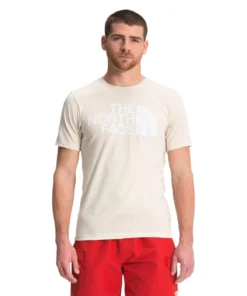 'The North Face' Men's Half Dome Triblend T-Shirt - Vintage White Heather
