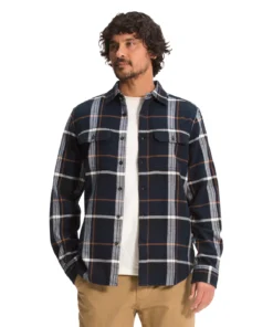 'The North Face' Men's Arroyo Flannel Button Down - Aviator Navy