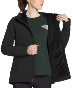 'The North Face' Women's Shelbe Raschel Fleece-Lined Jacket - TNF Black
