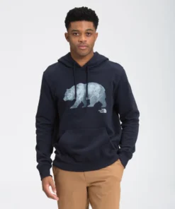 'The North Face' Men's TNF Bear Pullover Hoodie - Aviator Navy