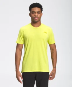 'The North Face' Men's Wander T-Shirt - Sulphur Spring Green Heather