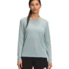 'The North Face' Women's Wander T-Shirt - Silver Blue