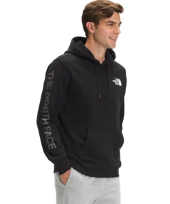 'The North Face' Men's New Sleeve Hit Hoodie - TNF Black