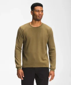 'The North Face' Men's All-Season Waffle Thermal - Military Olive