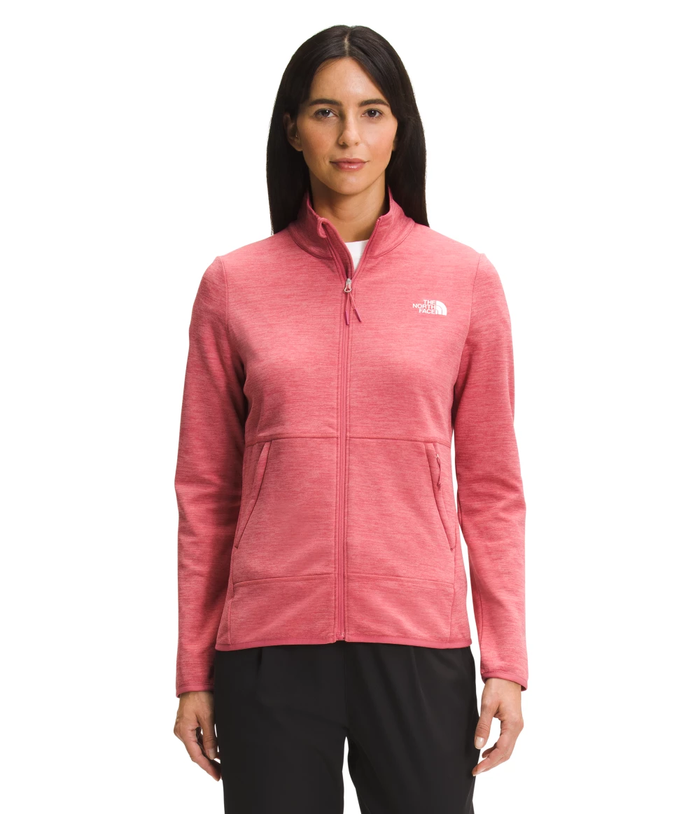 'The North Face' Women's Canyonlands Full Zip Jacket - Slate Rose Heather 3 'The North Face' Women's Canyonlands Full Zip Jacket - Slate Rose Heather