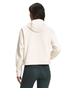 'The North Face' Women's Canyonlands Pullover Crop - Gardenia White Heather