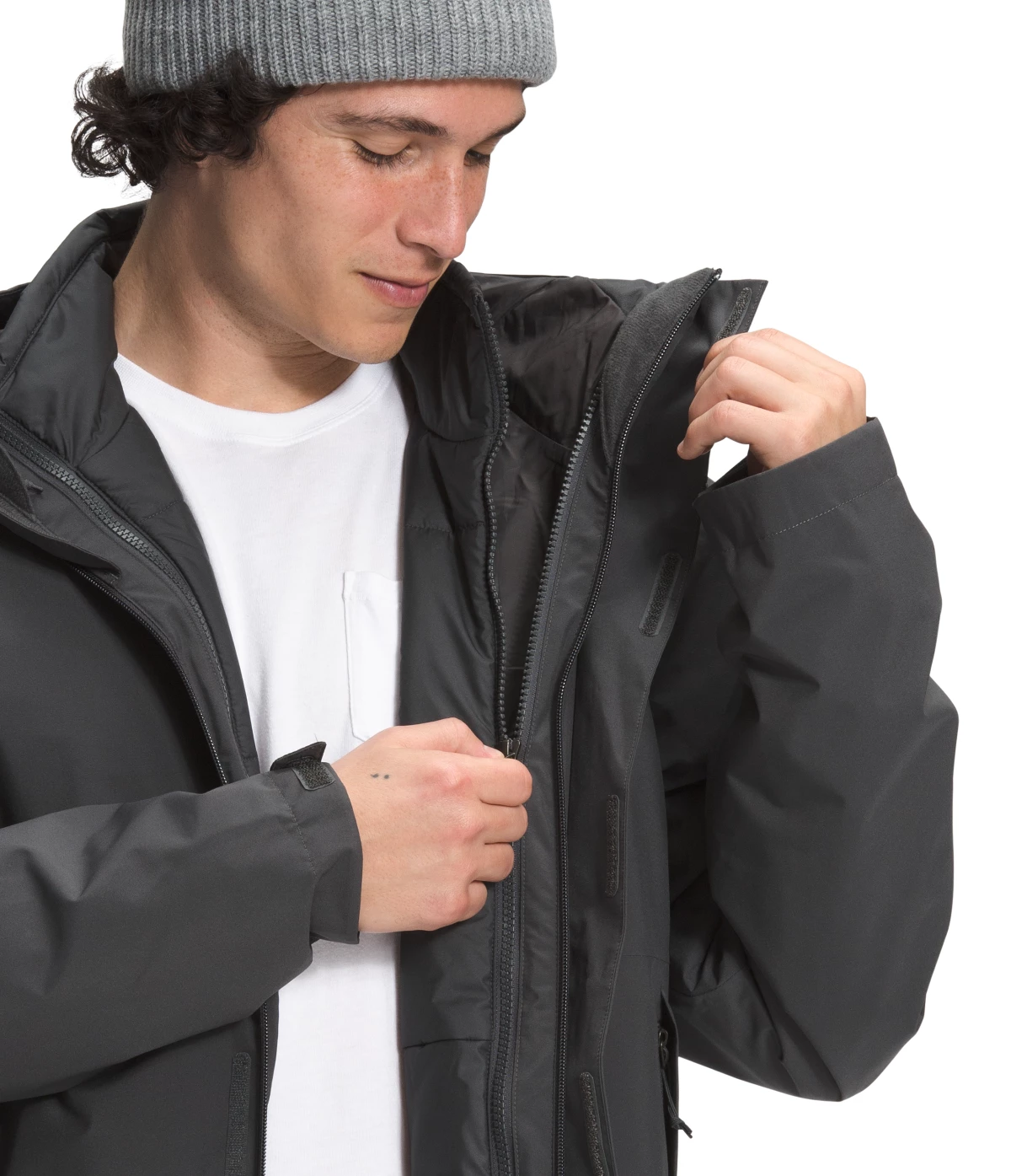 'The North Face' Men's Carto Triclimate® Jacket - Asphalt Grey 6 'The North Face' Men's Carto Triclimate® Jacket - Asphalt Grey