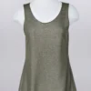 'Keren Hart' Women's Knit Tank Top - Olive (ext. Sizes) 1 'Keren Hart' Women's Knit Tank Top - Olive (ext. Sizes)