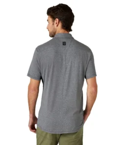 'Wrangler' Men's Performance Polo - Caviar 8 'Wrangler' Men's Performance Polo - Caviar