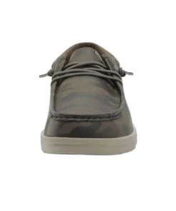 'Hey Dude' Men's Paul Recycled Leather - Arctic Camo