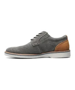 'Nunn Bush' Men's Barklay Plain Toe Oxford - Gray