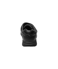 'Nunn Bush' Men's Cam Moc Toe Strap - Black Tumbled