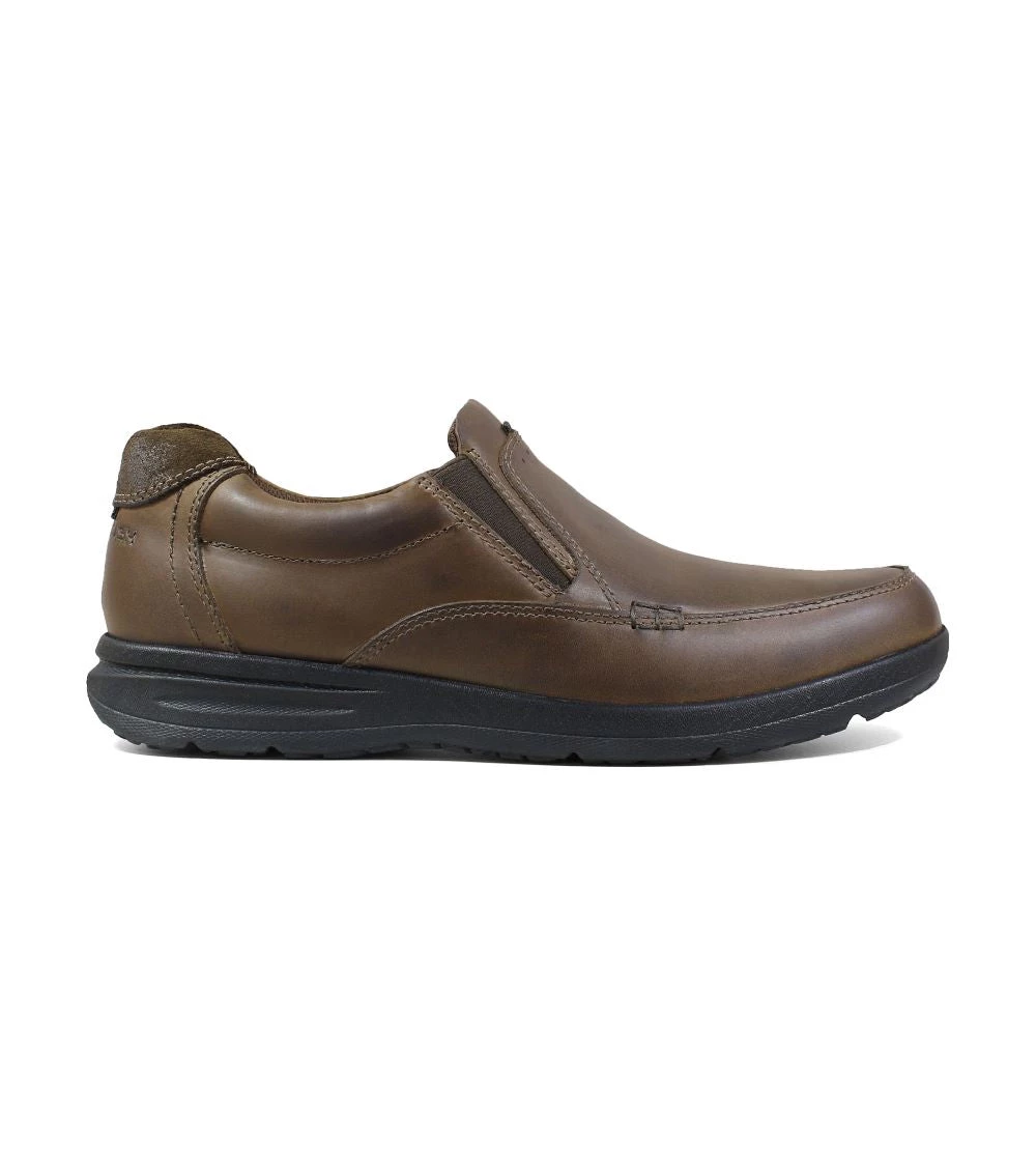 'Nunn Bush' Men's Cam Moc Toe Slip On - Brown Crazy Horse 3 'Nunn Bush' Men's Cam Moc Toe Slip On - Brown Crazy Horse