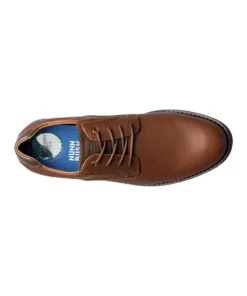 'Nunn Bush' Men's Baybridge Plain Toe Oxford - Brown