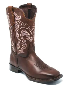 'CEBU' Men's 12" Pradera Western Square Toe - Chocolate