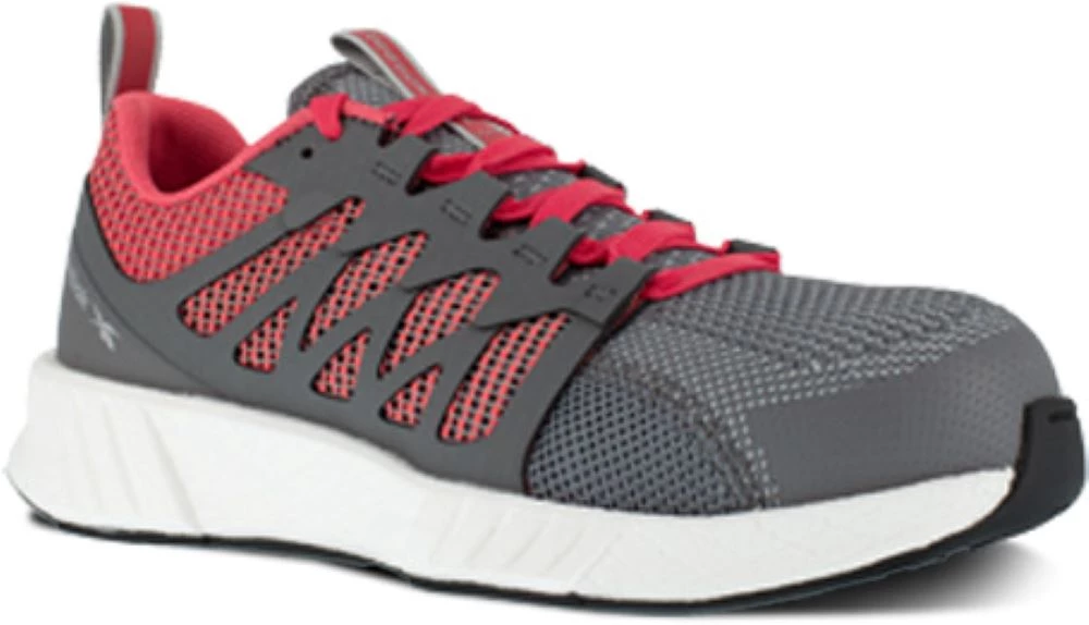 'Reebok' Women's Fusion Flexweave SD Comp Toe - Grey / Red 3 'Reebok' Women's Fusion Flexweave SD Comp Toe - Grey / Red