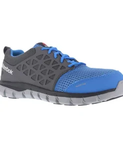 'Reebok' Men's Sublite Cushion ESD Alloy Toe - Blue / Grey